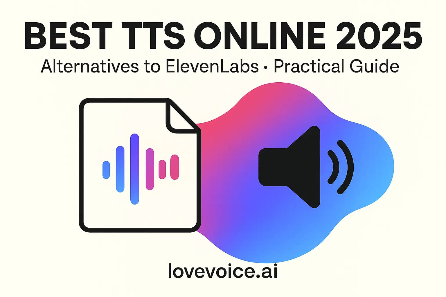 2025 Edition: Best TTS Online Alternatives to ElevenLabs