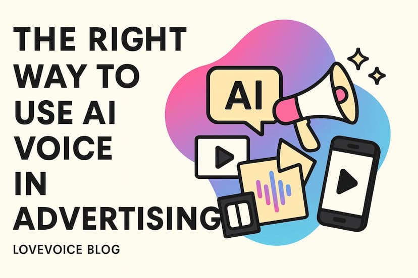 The Right Way to Use AI Voice in Advertising: Complete 2025 Guide