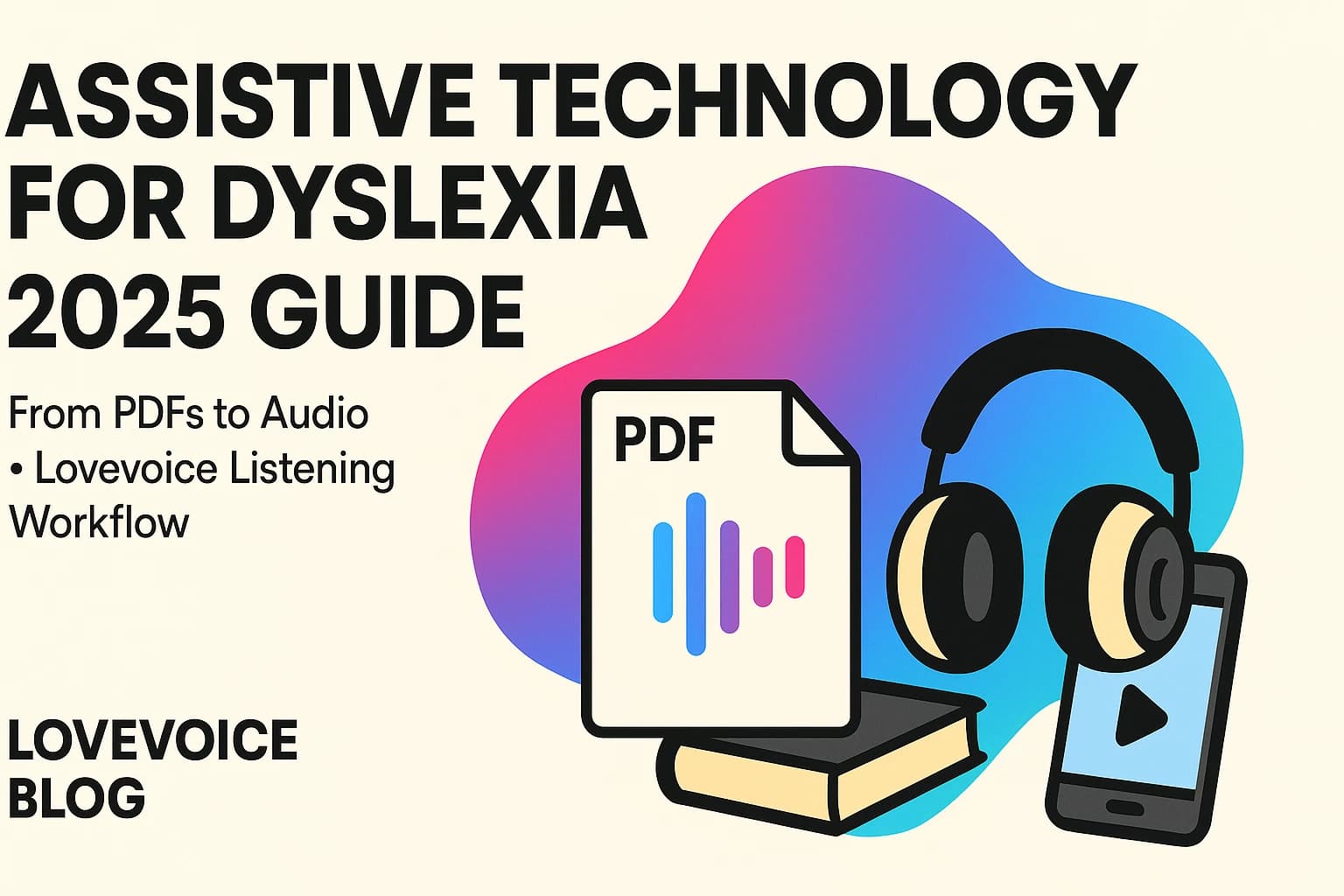 Build Your 'Listening to Learn' Habit: A Dyslexia AT Guide featuring Lovevoice