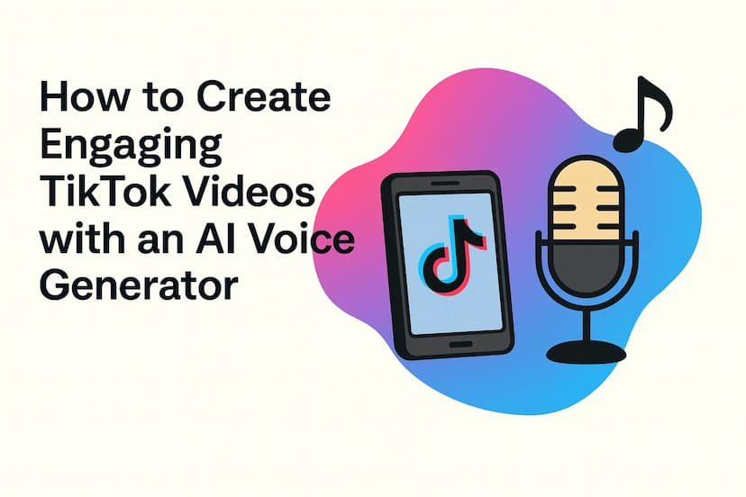 How to Create Engaging TikTok Videos with an AI Voice Generator